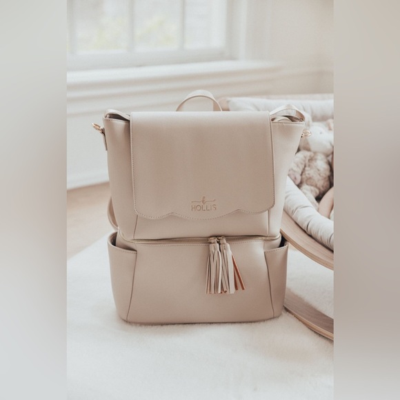 Hollis Diaper Bag in Nude - NWOT - Picture 3 of 12